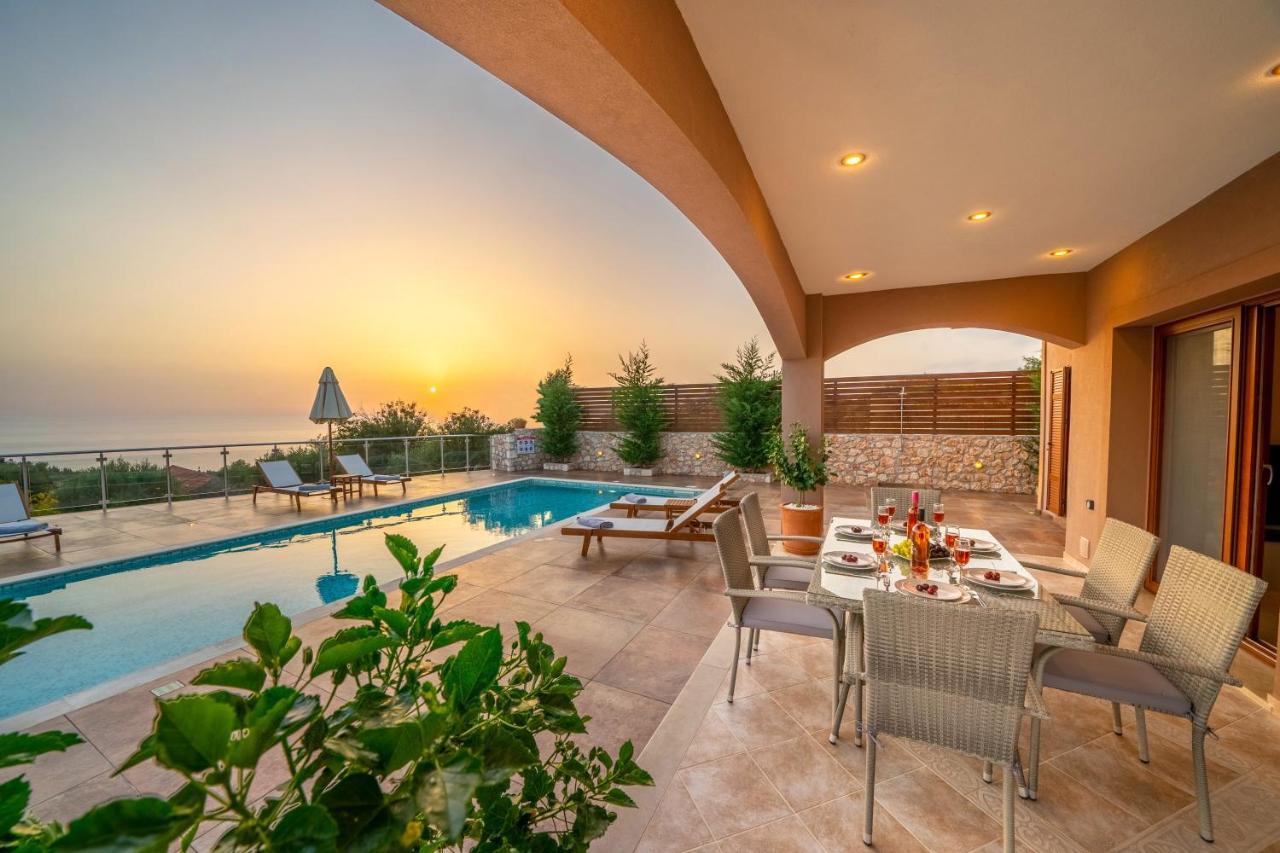 Villa Cleopatra Fiskardo Bagian luar foto